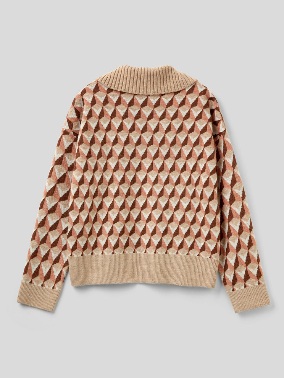 Strickjacke mit Polo-Kragen image number 2
