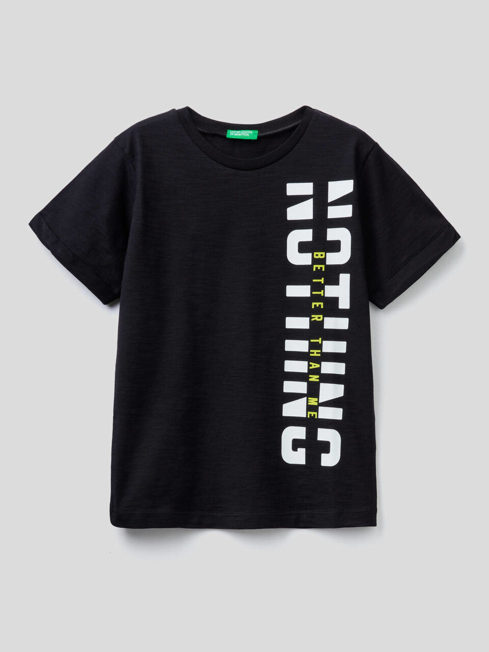 T-Shirt aus Baumwolle mit Maxi-Print image number 1