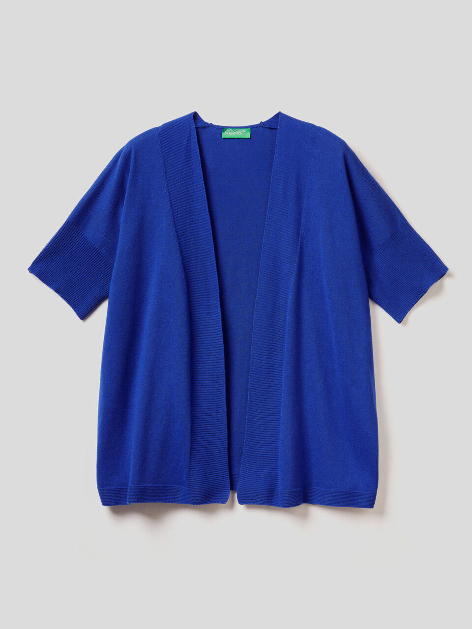 Offene Strickjacke mit Kimonoärmeln image number 1