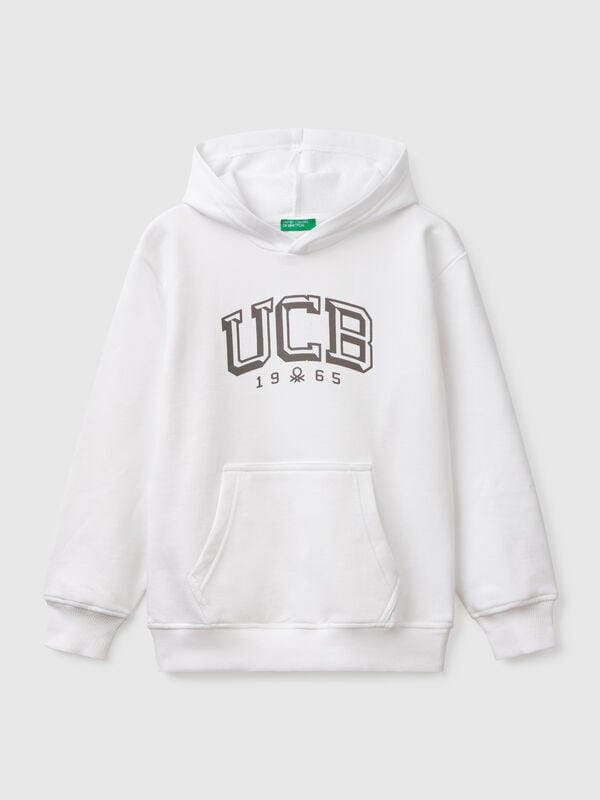 Sweatshirt mit Druck und Kapuze  Jungen