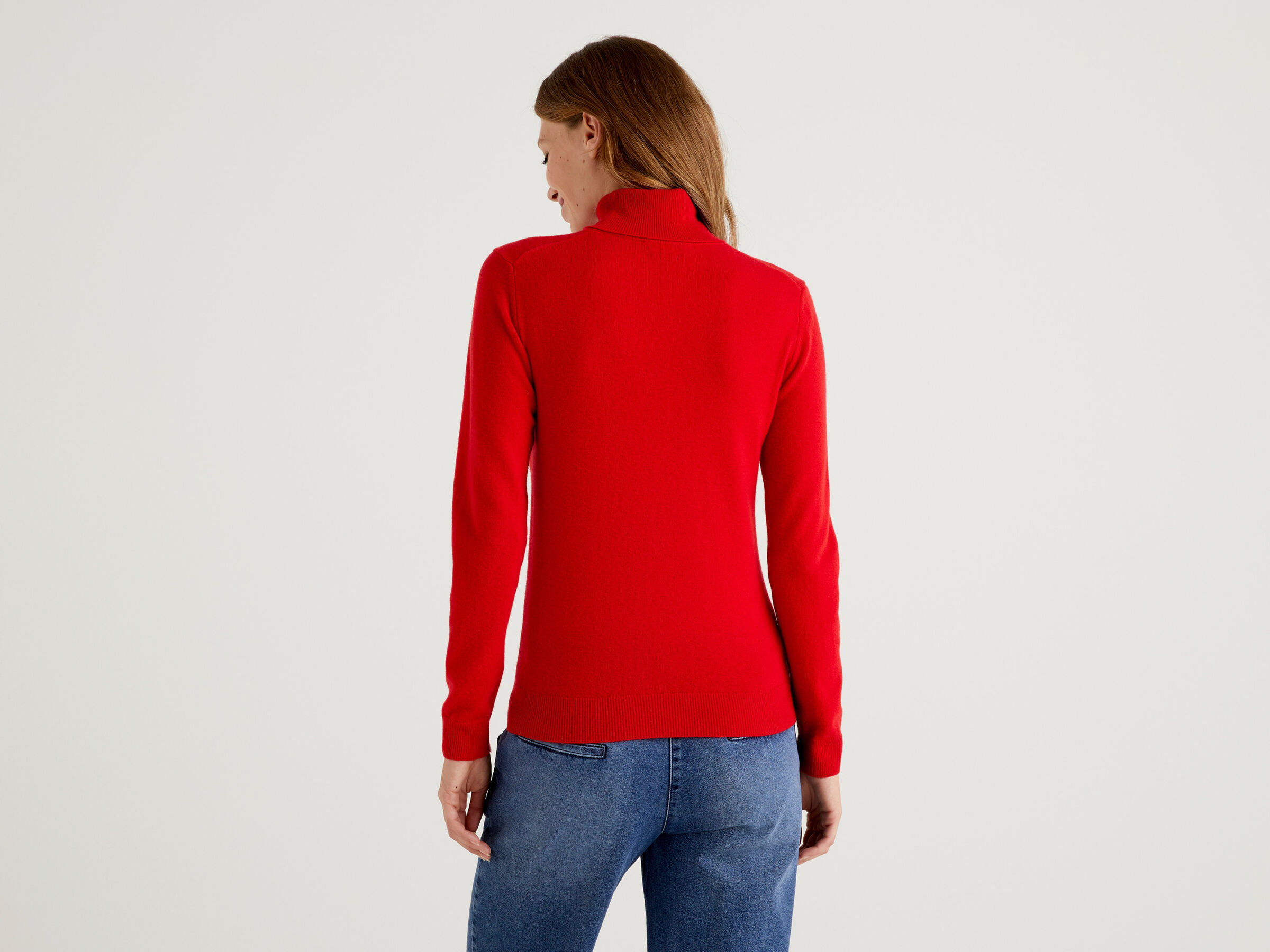 Rollkragenpullover aus reiner Schurwolle image number 2