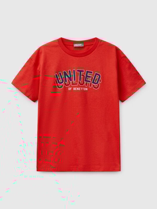 Kurzarm-T-Shirt aus 100% Baumwolle Jungen