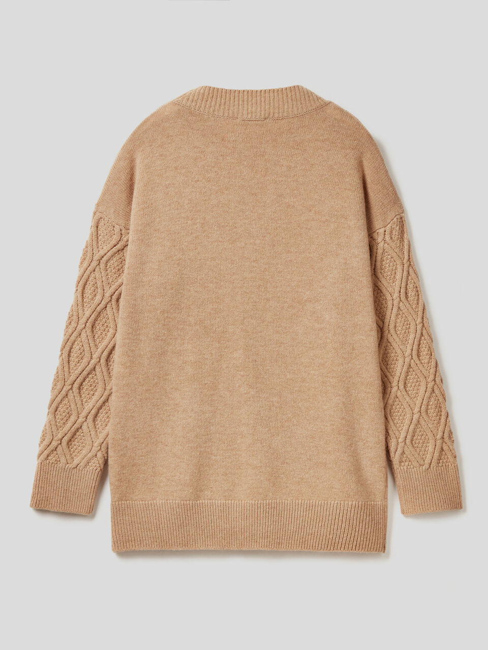 Rollkragenpullover mit Ärmeln samt Muster image number 2