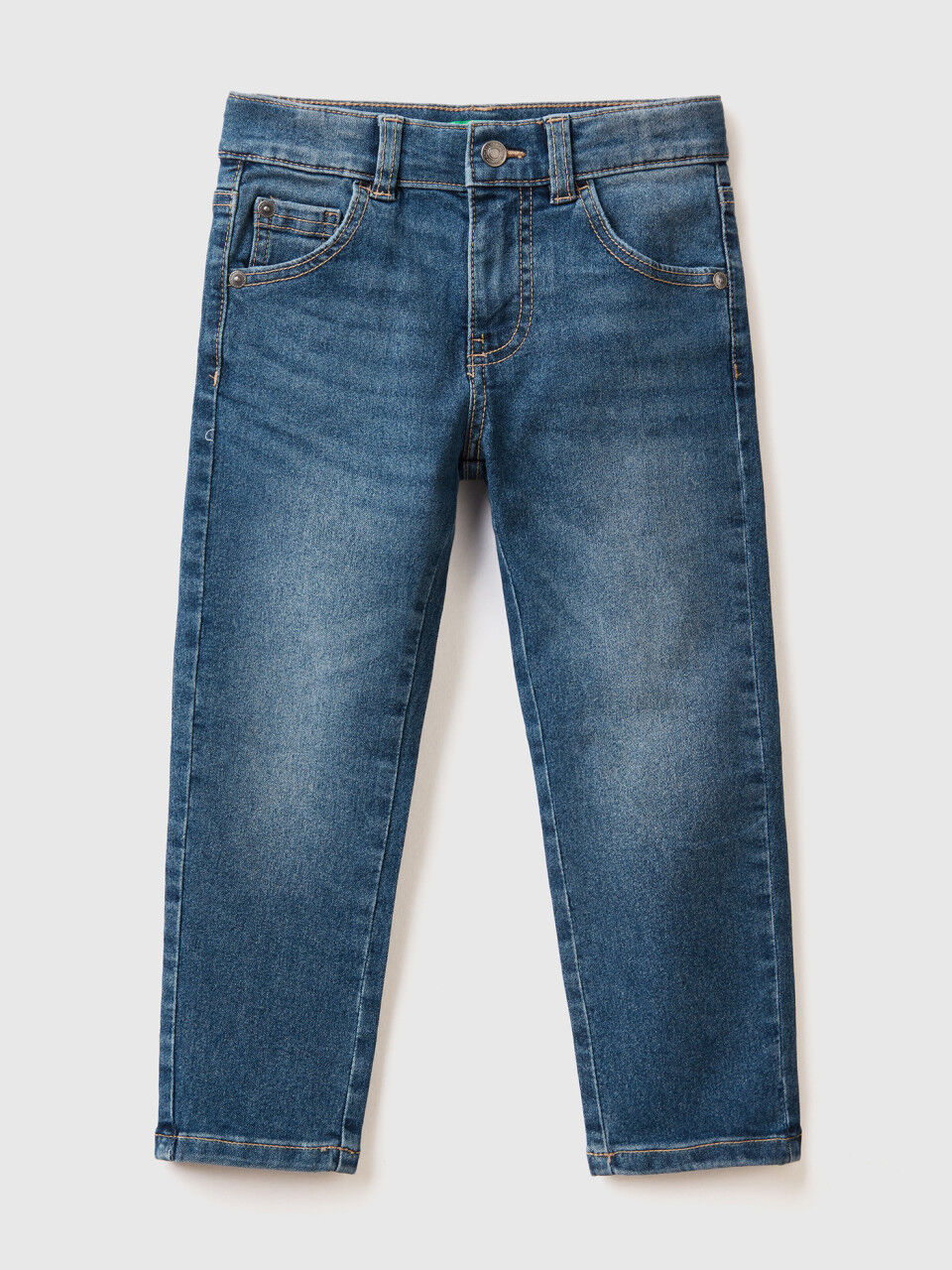 Skinny-Fit-Jeans mit Vintage-Effekt