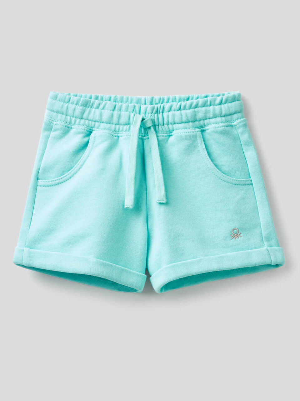 Shorts aus Sweatstoff in reiner Baumwolle image number null
