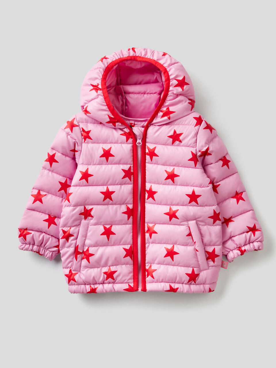 Jacke mit Kapuze und Musterprint image number 1