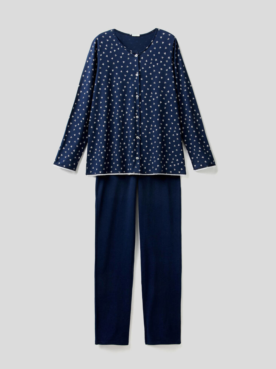 Pyjama mit offenem Shirt image number 1