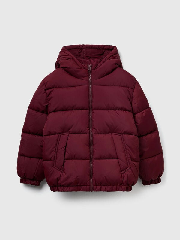 Wattierte Jacke mit Kapuze Jungen