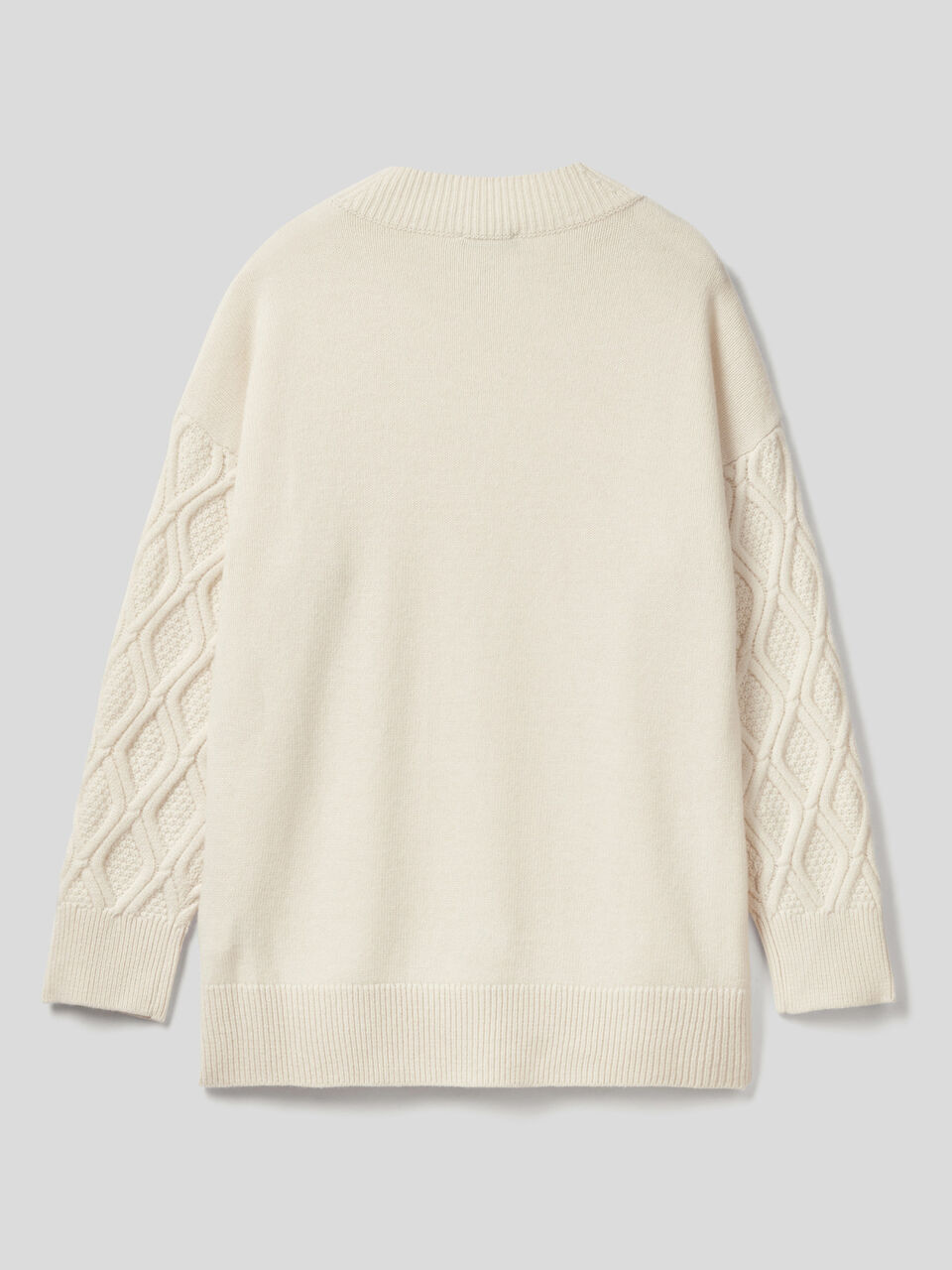 Rollkragenpullover mit Ärmeln samt Muster image number 2
