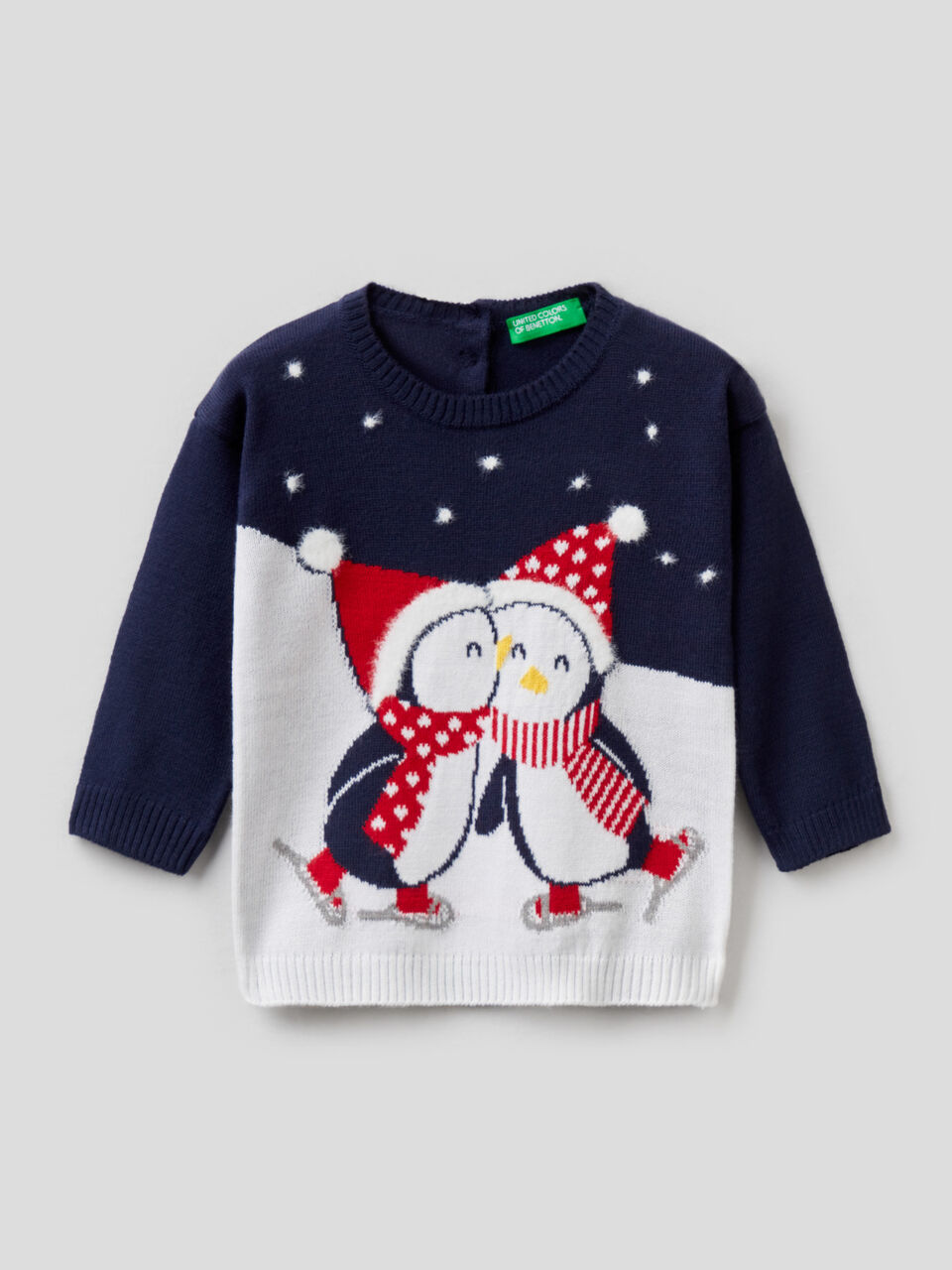 Pullover mit Design als Intarsienmuster image number 1