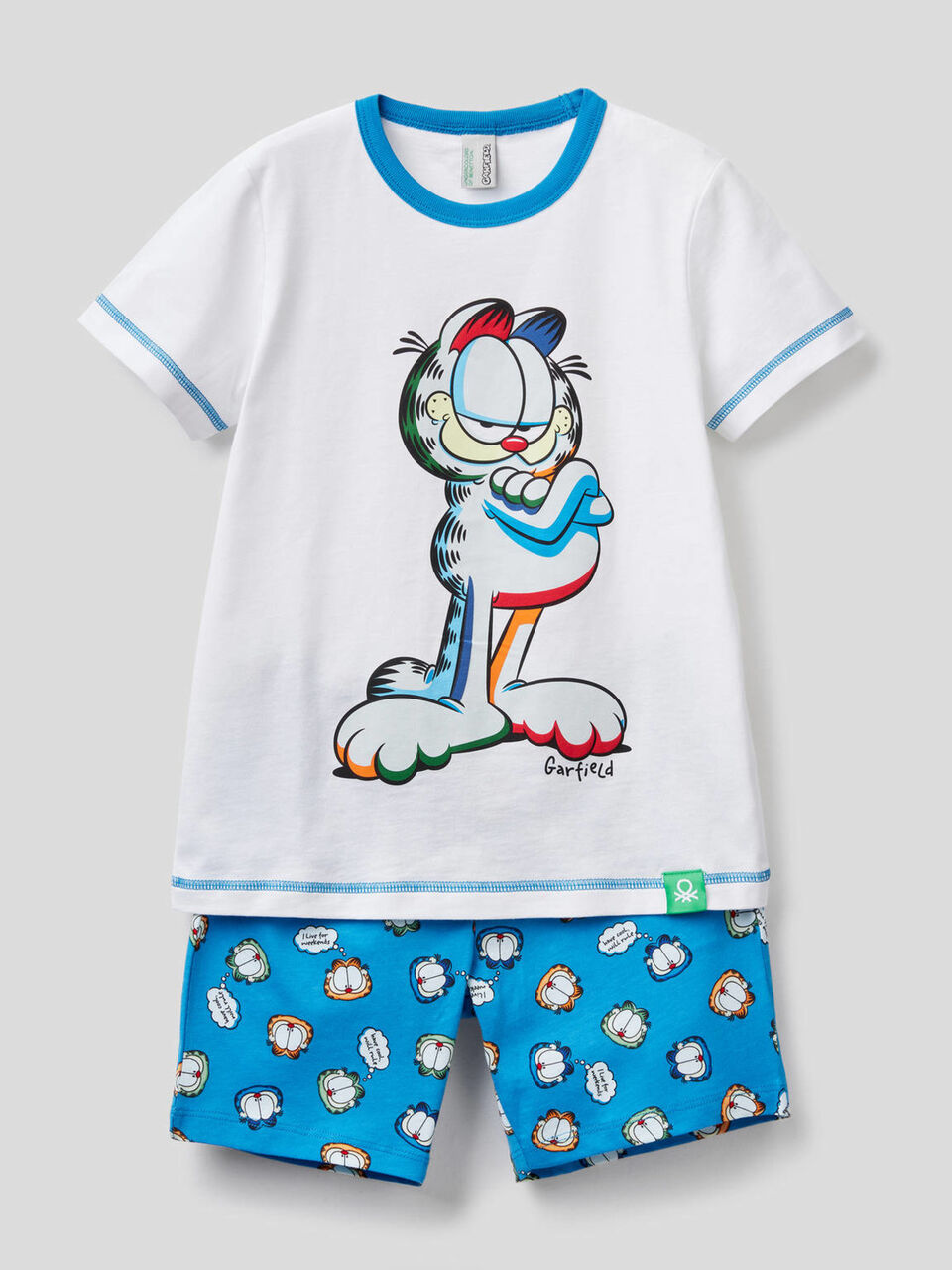 Pyjama aus 100% Baumwolle mit Print Garfield image number 1