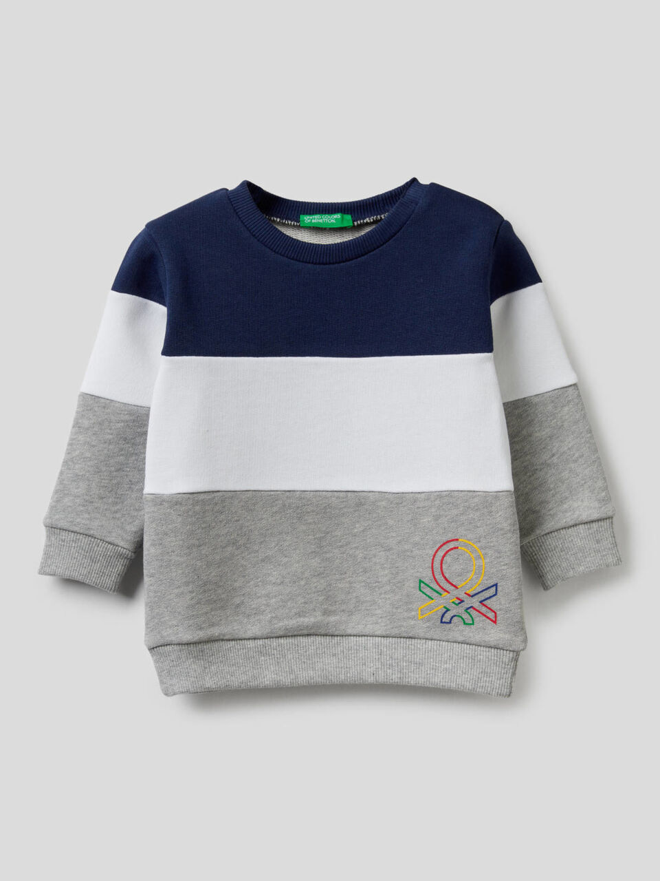 Sweatshirt aus Bio-Baumwolle mit Farbblöcken image number 1