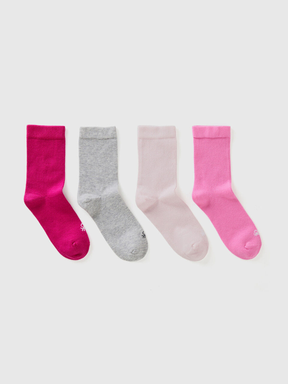 Vier Paar Socken aus stretchiger Bio-Baumwolle