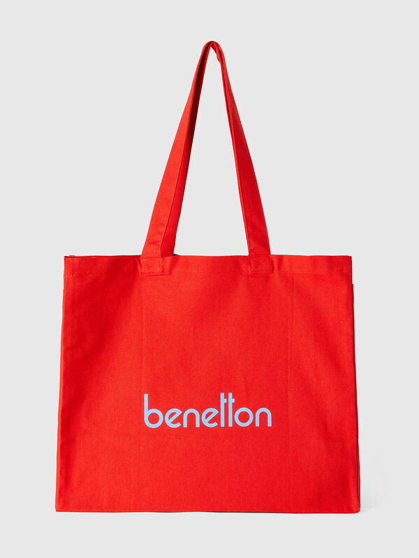 Tote Bag in Rot aus reiner Baumwolle