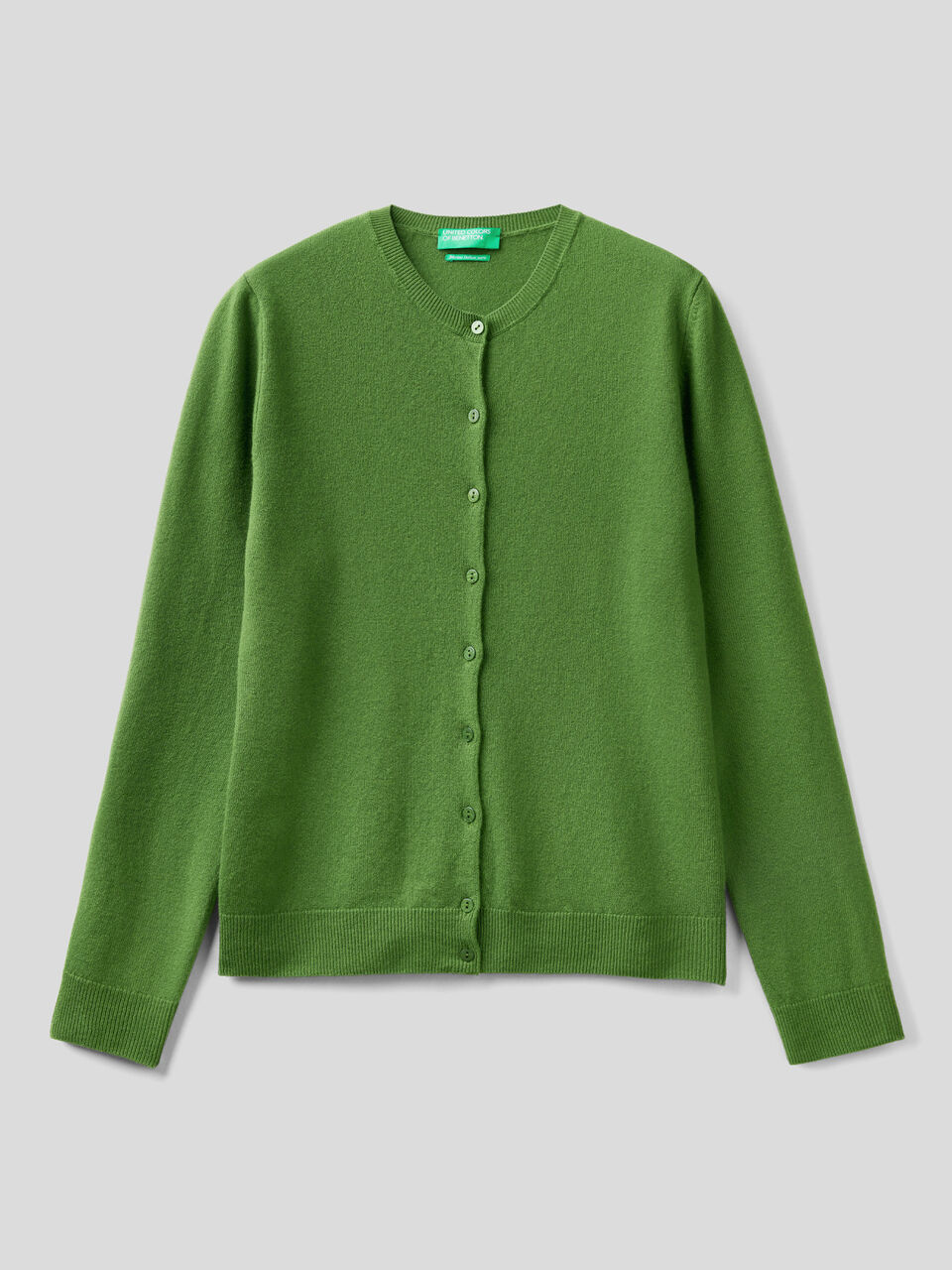 Cardigan mit Rundhalsausschnitt aus reiner Merinowolle image number 1