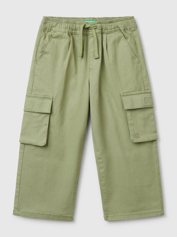 Cargohose aus Stretch-Baumwolle Jungen