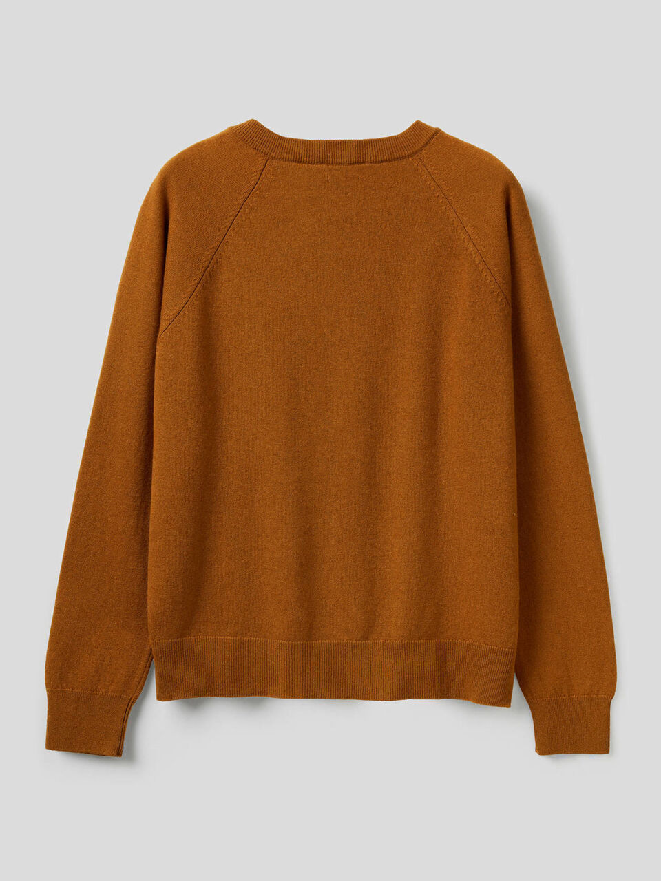 Strickjacke mit Rundausschnitt in einer Mischung aus Wolle und Cashmere image number 2