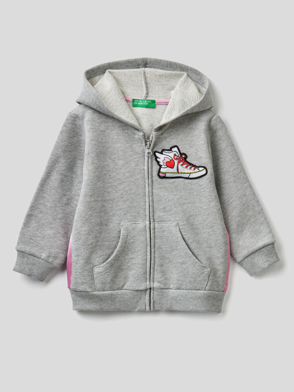 Sweatshirt aus Baumwolle mit Klang-Aufnäher image number 1