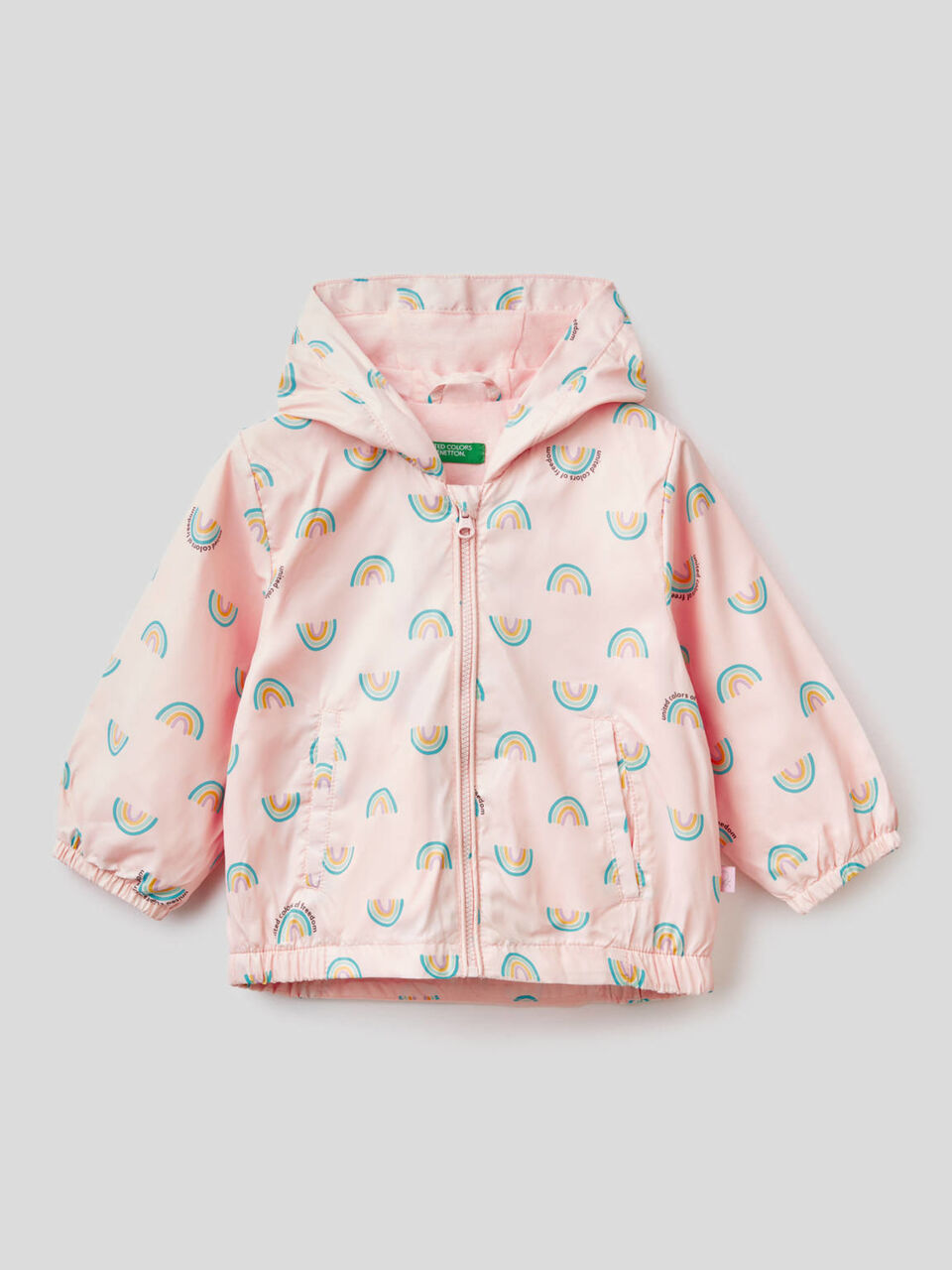Jacke mit Print und Kapuze image number 1