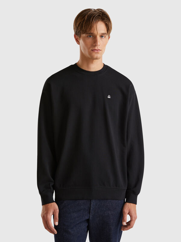 Sweatshirt mit Logo-Patch Herren