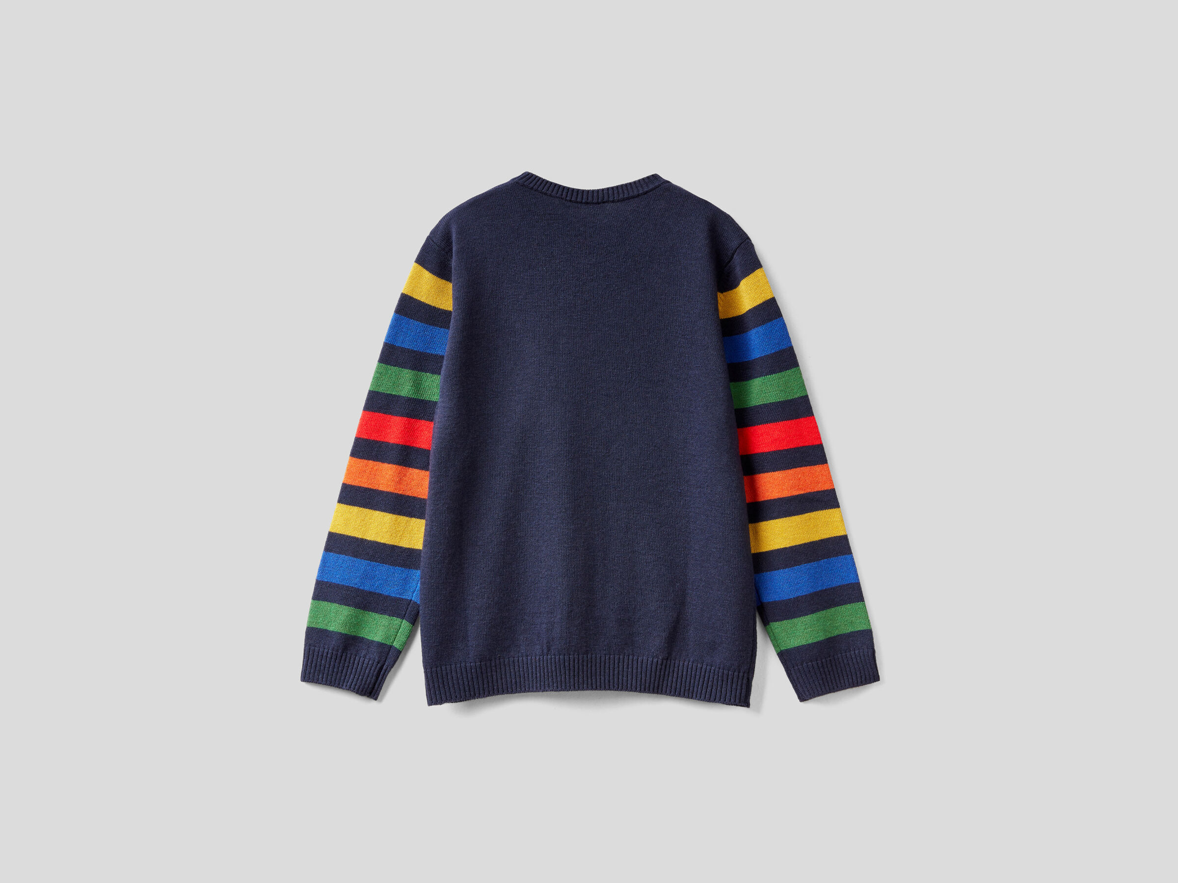 Gestreifter Pullover in einer Wollmischung image number 2