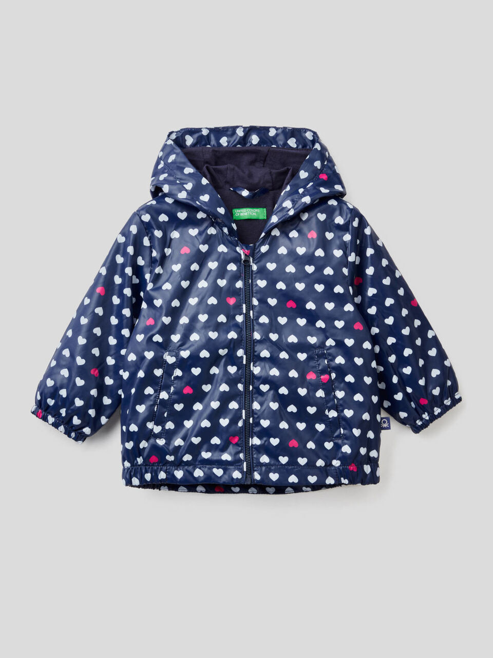 Jacke mit Print und Kapuze image number 1