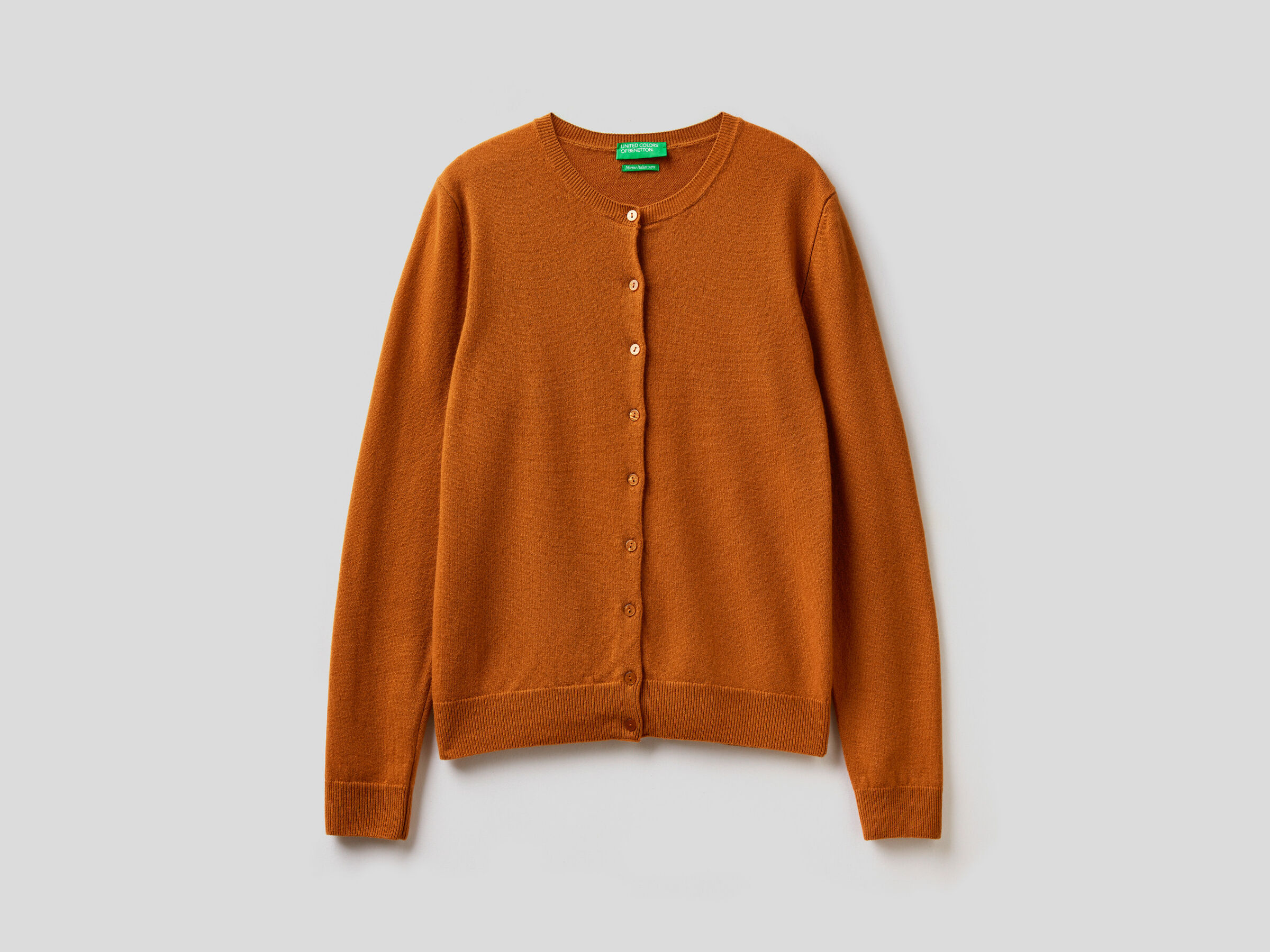 Strickjacke aus reiner Schurwolle mit Rundausschnitt image number 5