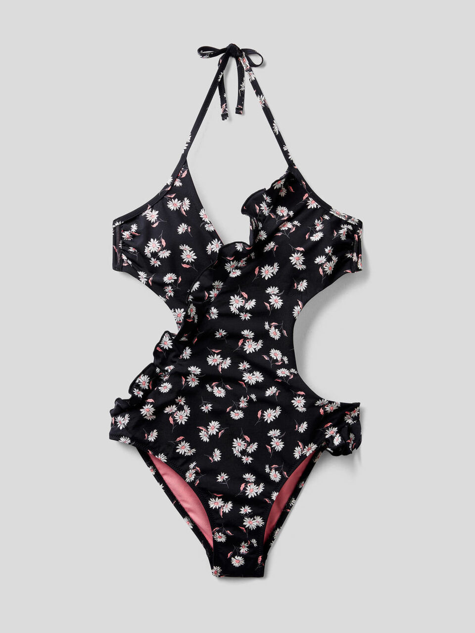 Trikini mit Blumenmuster image number 1