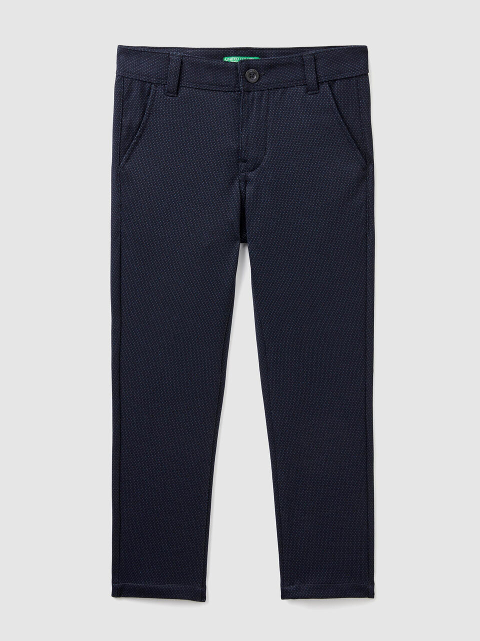 Slim Fit Jacquard-Hose image number 1