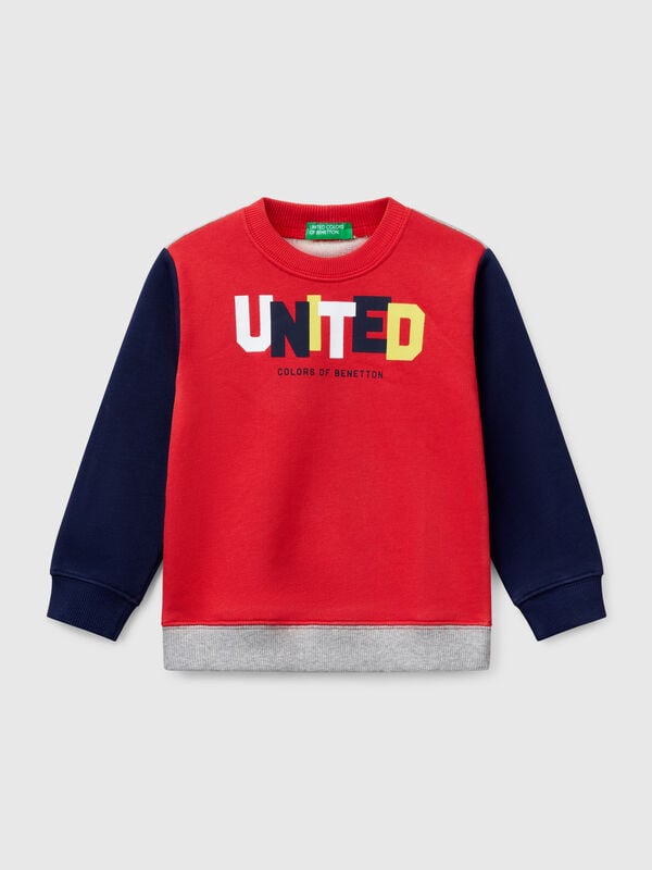 Sweater aus Baumwolle mit Aufdruck Jungen