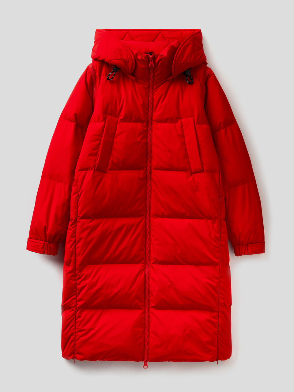 Lange Daunenjacke mit abnehmbaren Ärmeln image number 1