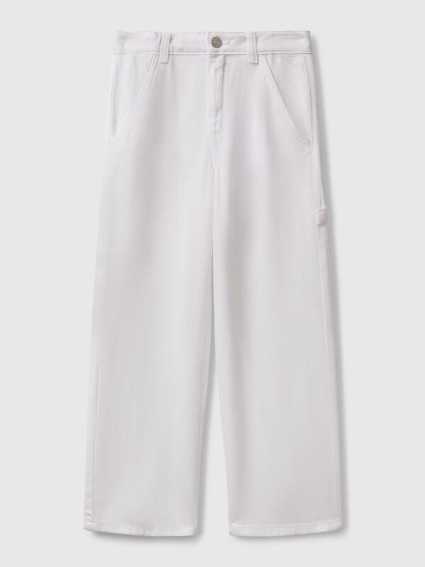 Fließende Hose im Worker-Stil Mädchen
