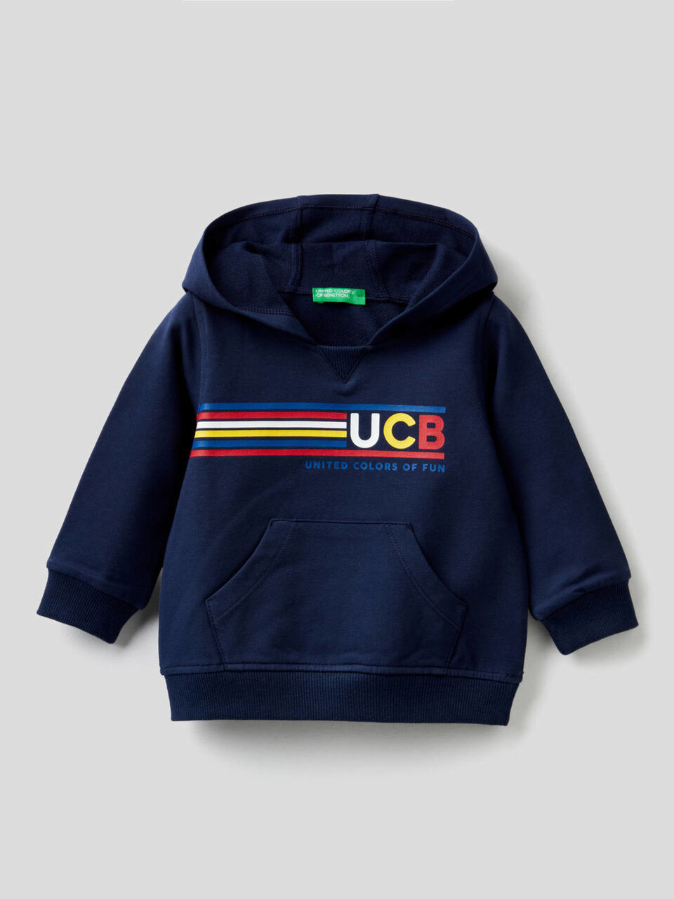Sweatshirt aus stretchiger Baumwolle mit Kapuze image number 1