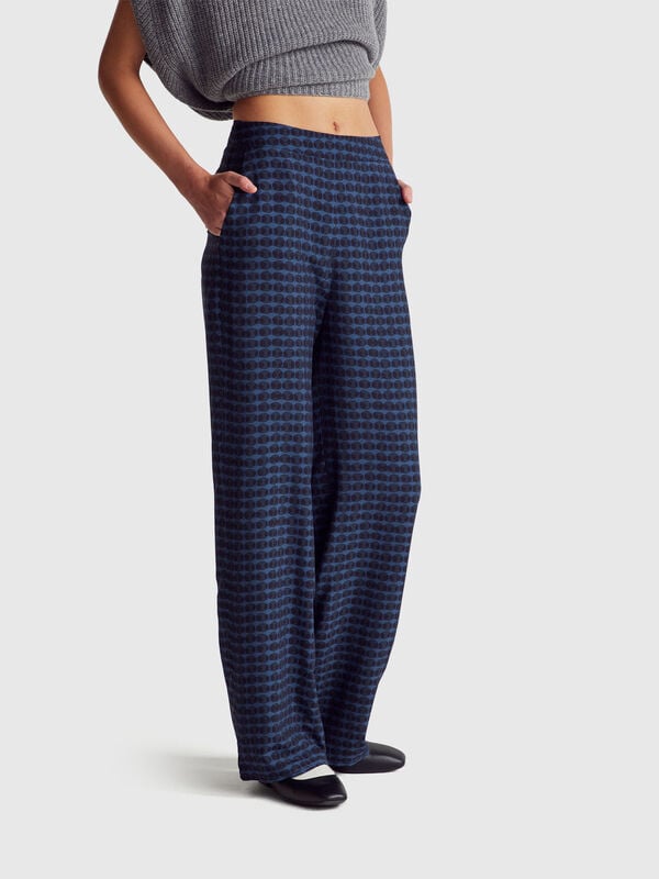 Gerade Hose mit Grafikdruck Gerade Hose mit Grafikdruck Damen