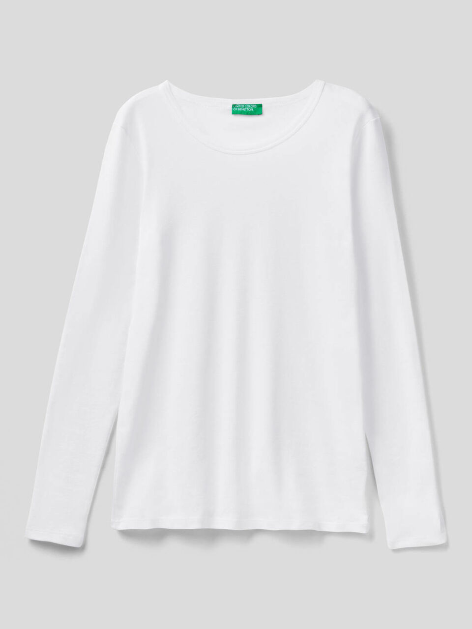 T-Shirt aus reiner Baumwolle mit langen Ärmeln image number 1