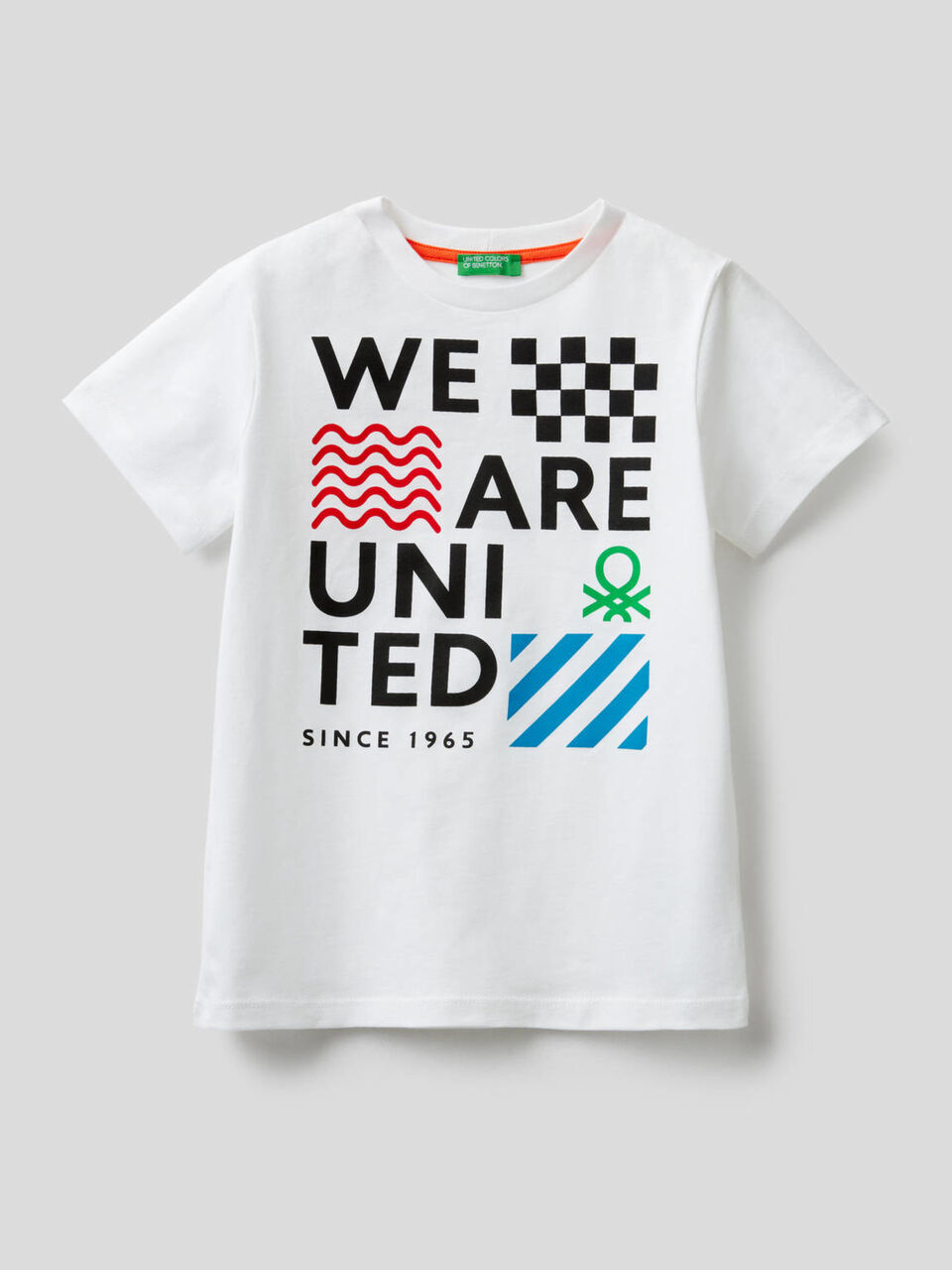 T-Shirt aus Baumwolle mit Slogan image number 1
