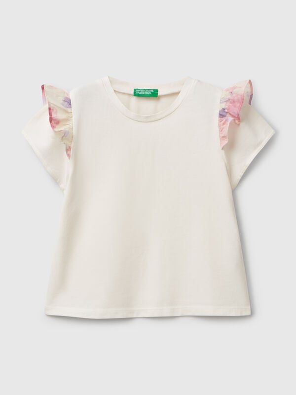 T-Shirt mit Flügelärmeln Mädchen