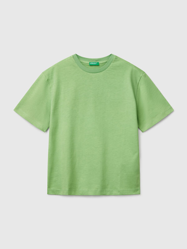Kurzarm-T-Shirt aus Baumwolle Jungen