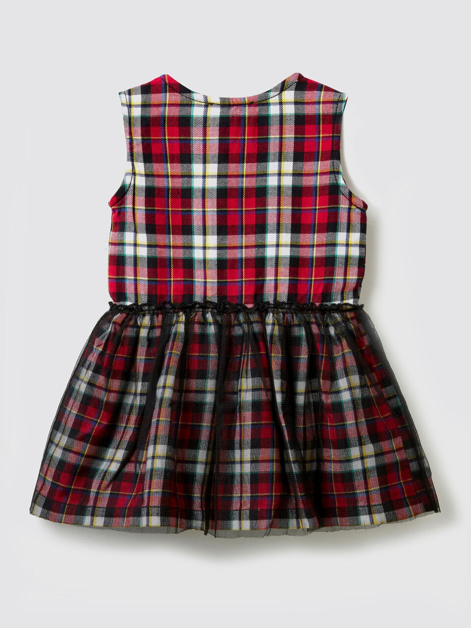 Ärmelloses Kleid mit Karomuster image number 2