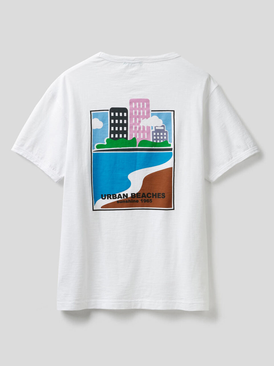 T-Shirt aus reiner Baumwolle mit Print image number 2