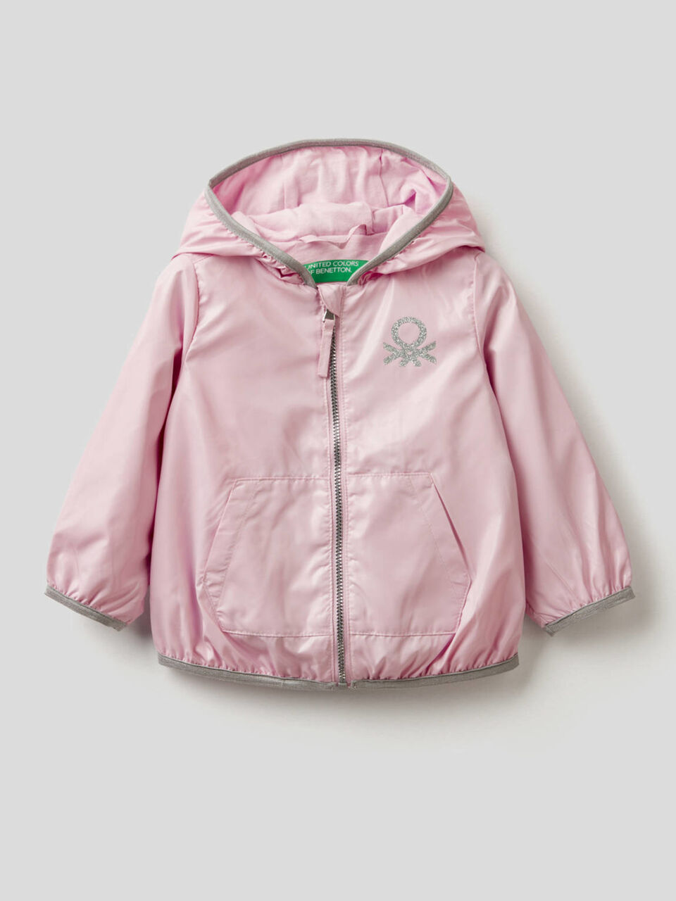 Jacke mit Reißverschluss und Kapuze image number 1