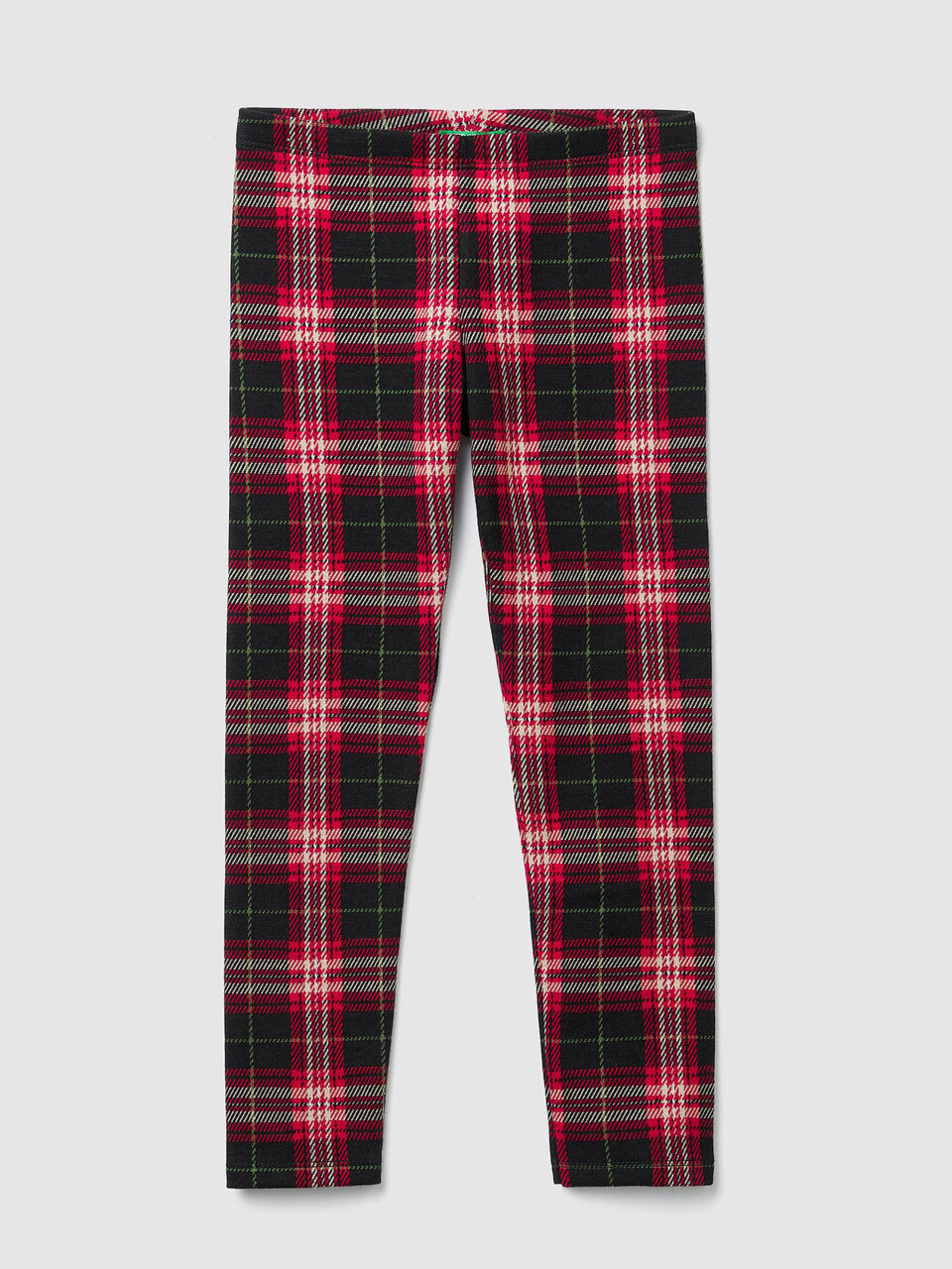 Leggings mit Jacquard-Karomuster image number 1