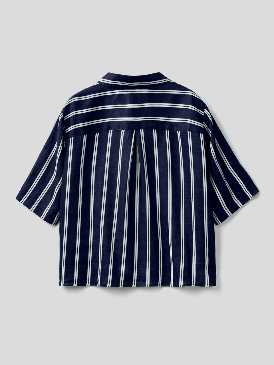 Bluse aus 100% Leinen mit Musterprint image number 2