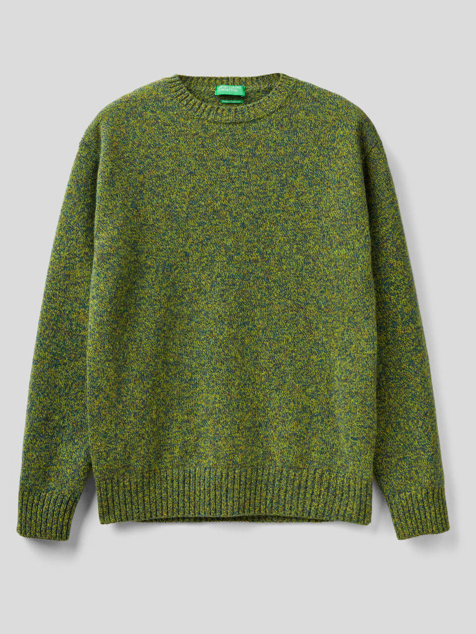 Pullover aus reiner Shetlandwolle mit Rundausschnitt image number 1