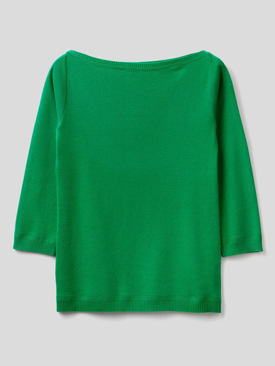 Pullover aus 100% Baumwolle mit U-Boot-Ausschnitt image number 2