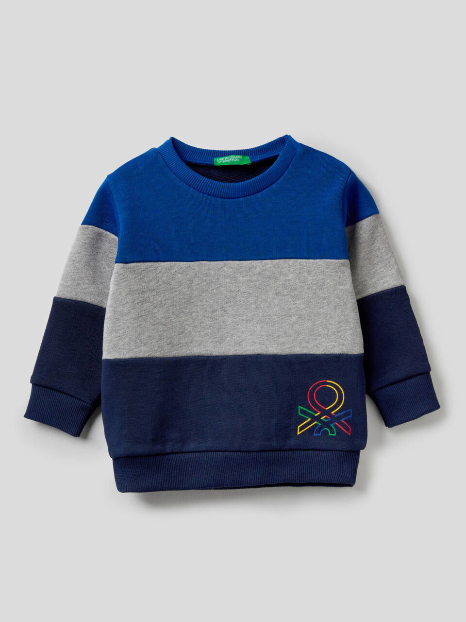 Sweatshirt aus Bio-Baumwolle mit Farbblöcken image number 1