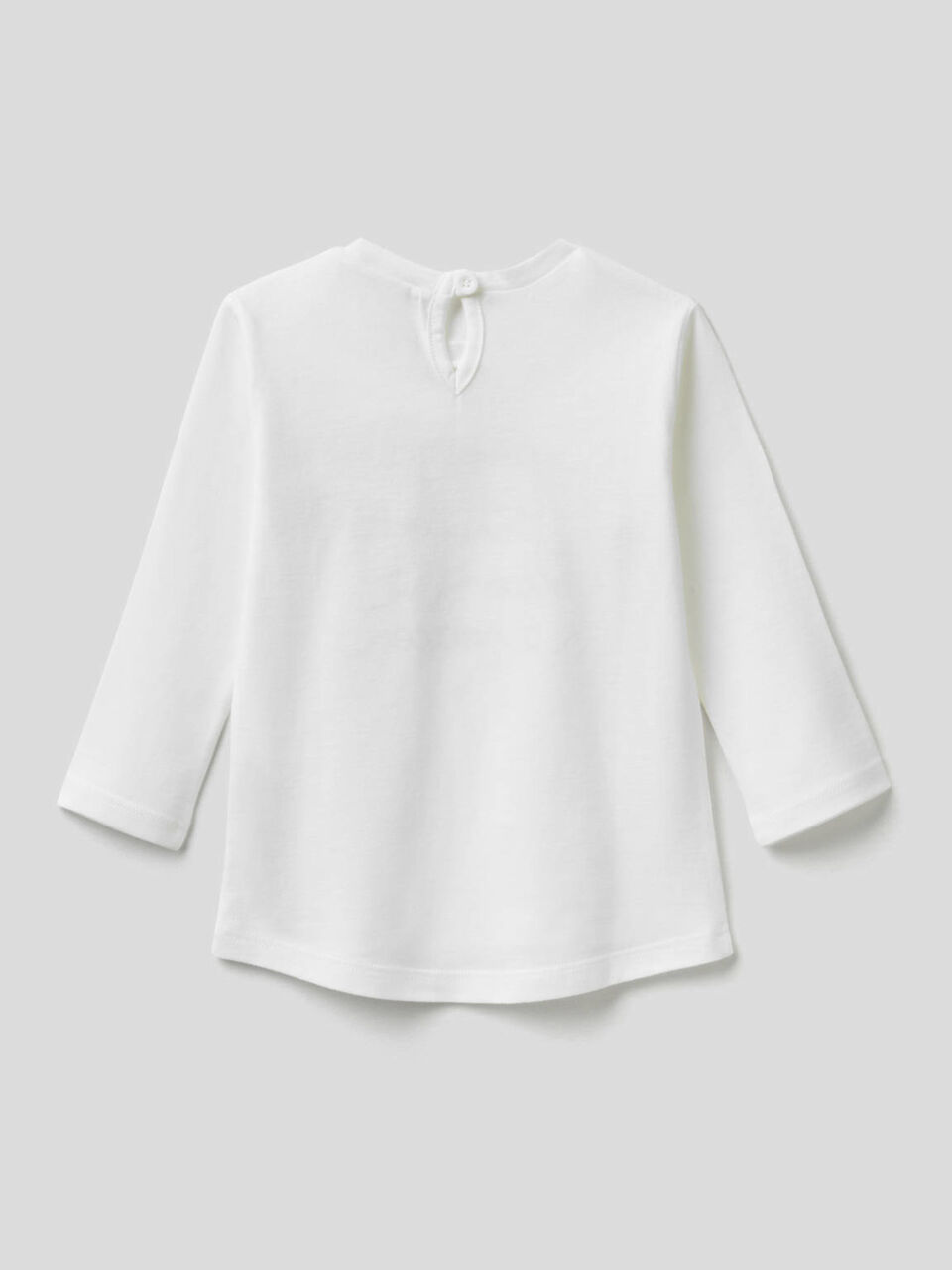 T-Shirt aus reiner Baumwolle mit langen Ärmeln image number 2