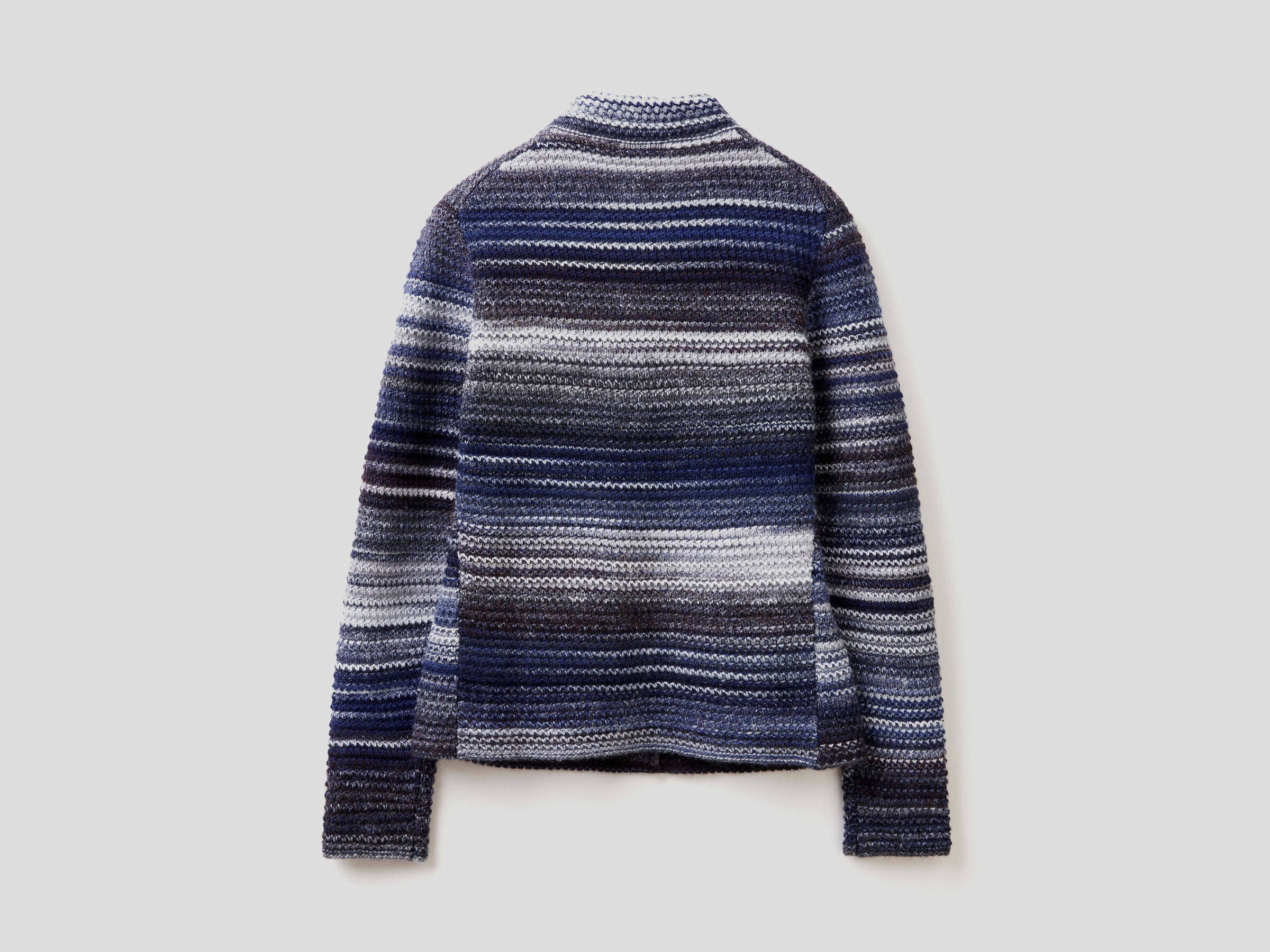 Bunte Jacke aus Strick in einer weichen Wollmischung image number 6