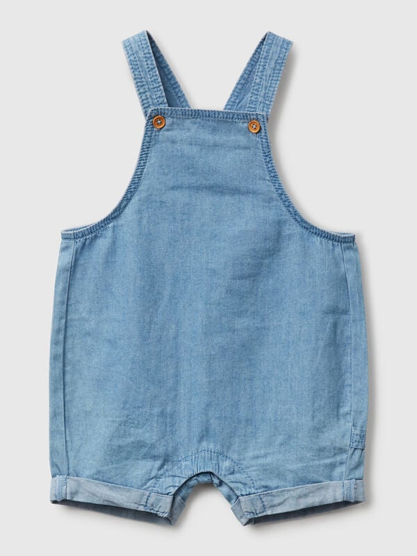 Chambray-Latzhose Newborn