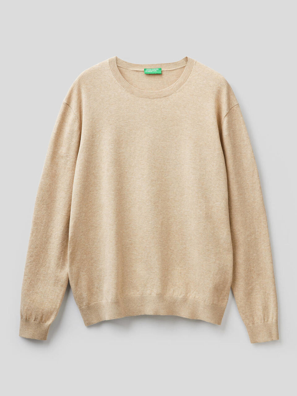 Pullover aus einer Baumwollmischung mit Rundausschnitt image number 1